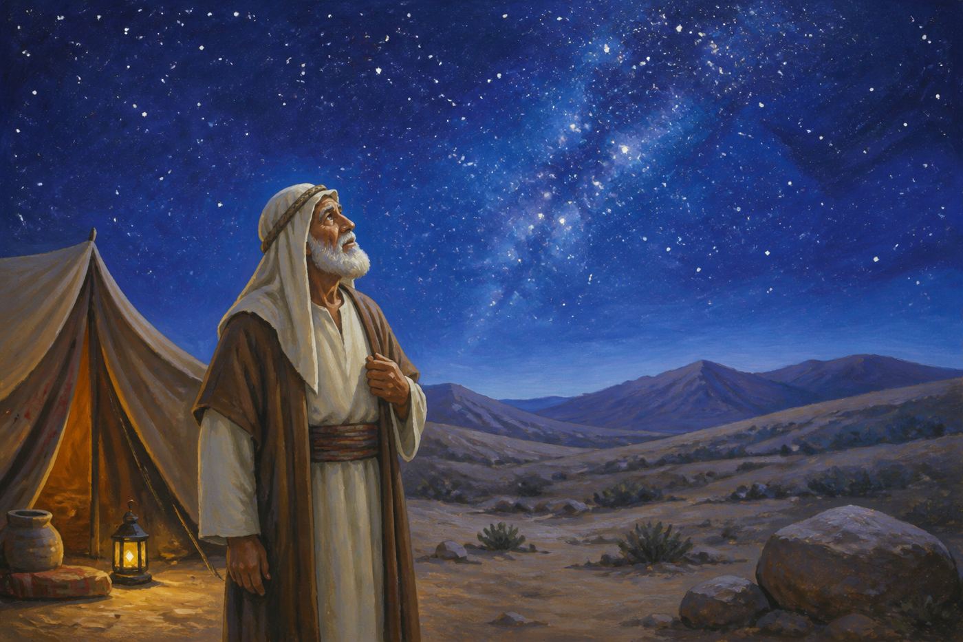 Illustration for Abraham Believes God
