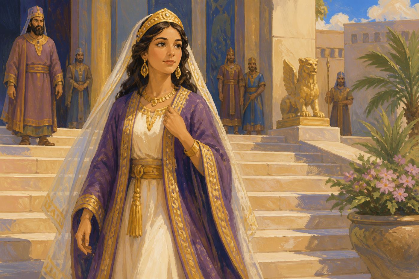 Illustration for Esther Speaks for Her People
