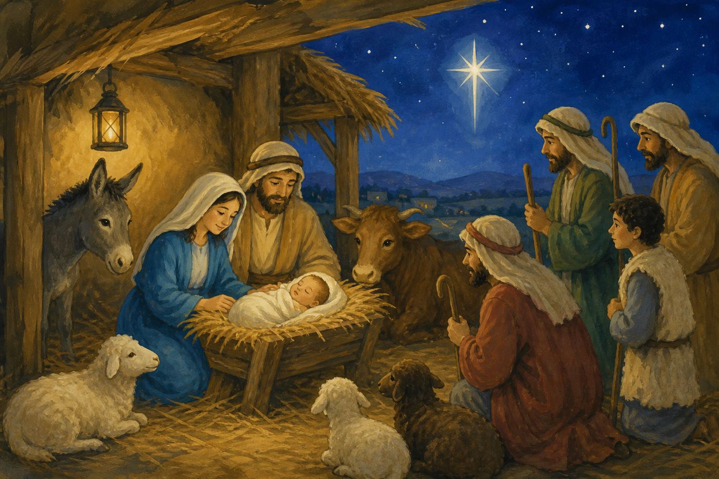 Illustration for Jesus Is Born
