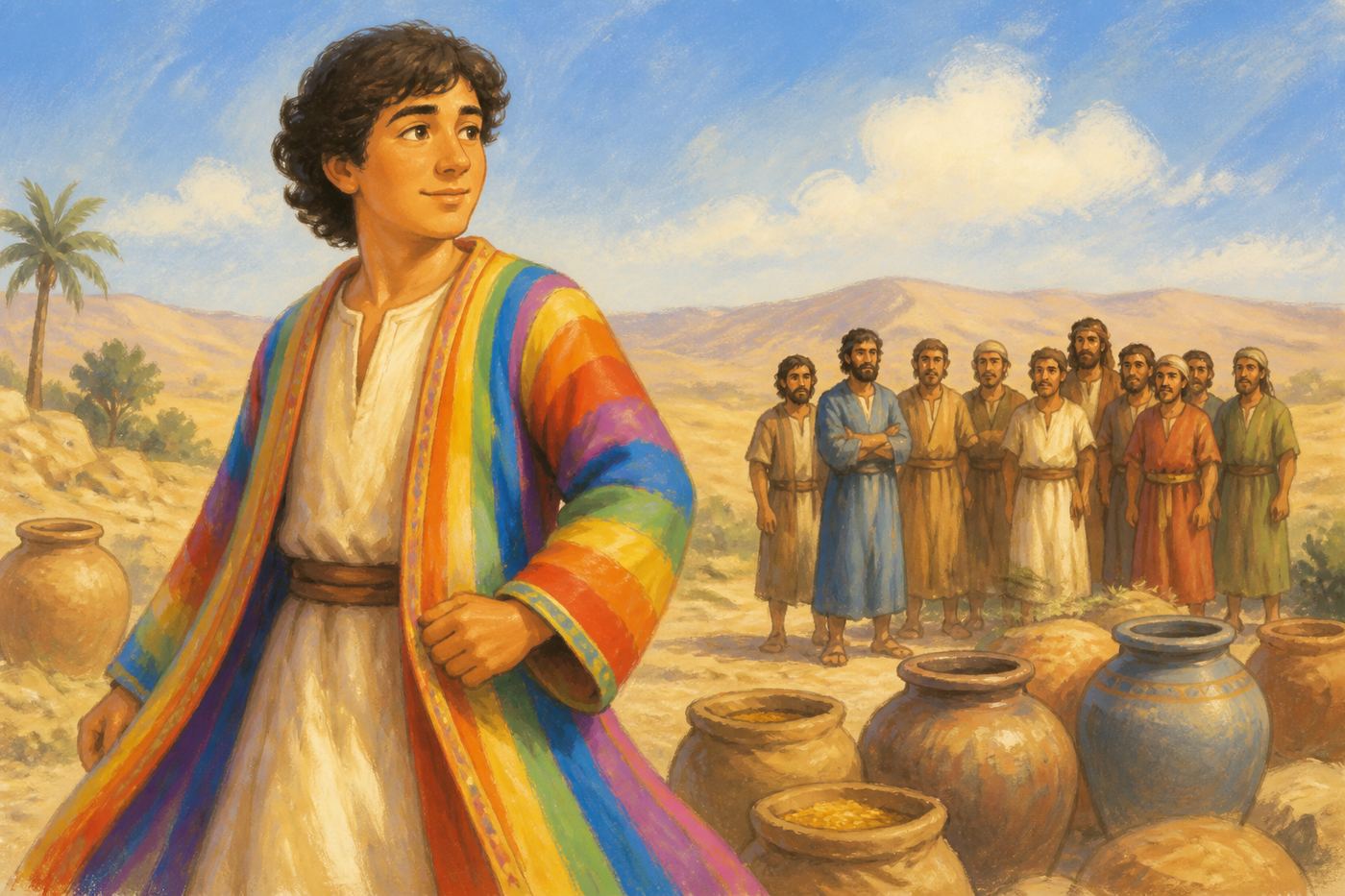 Illustration for Joseph Forgives His Brothers