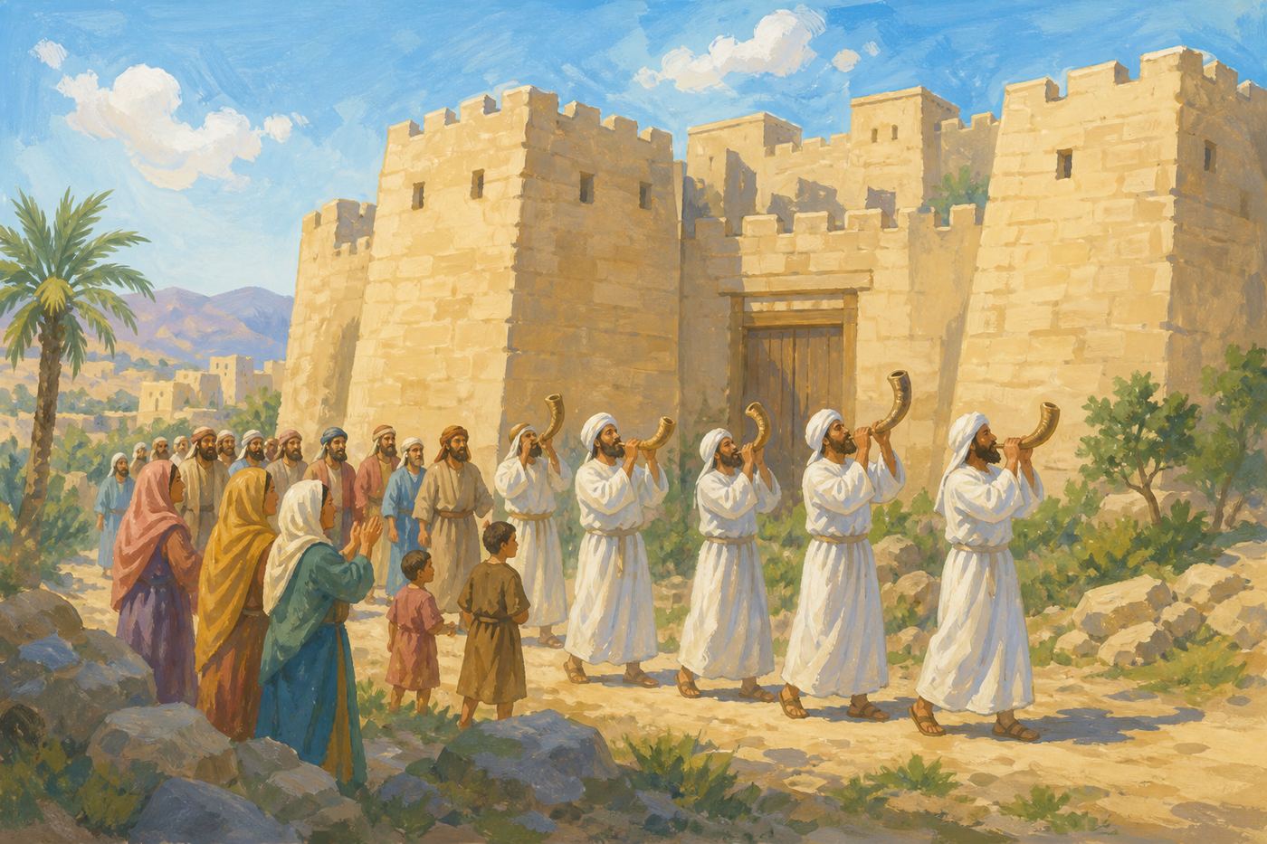 Illustration for Joshua and Jericho