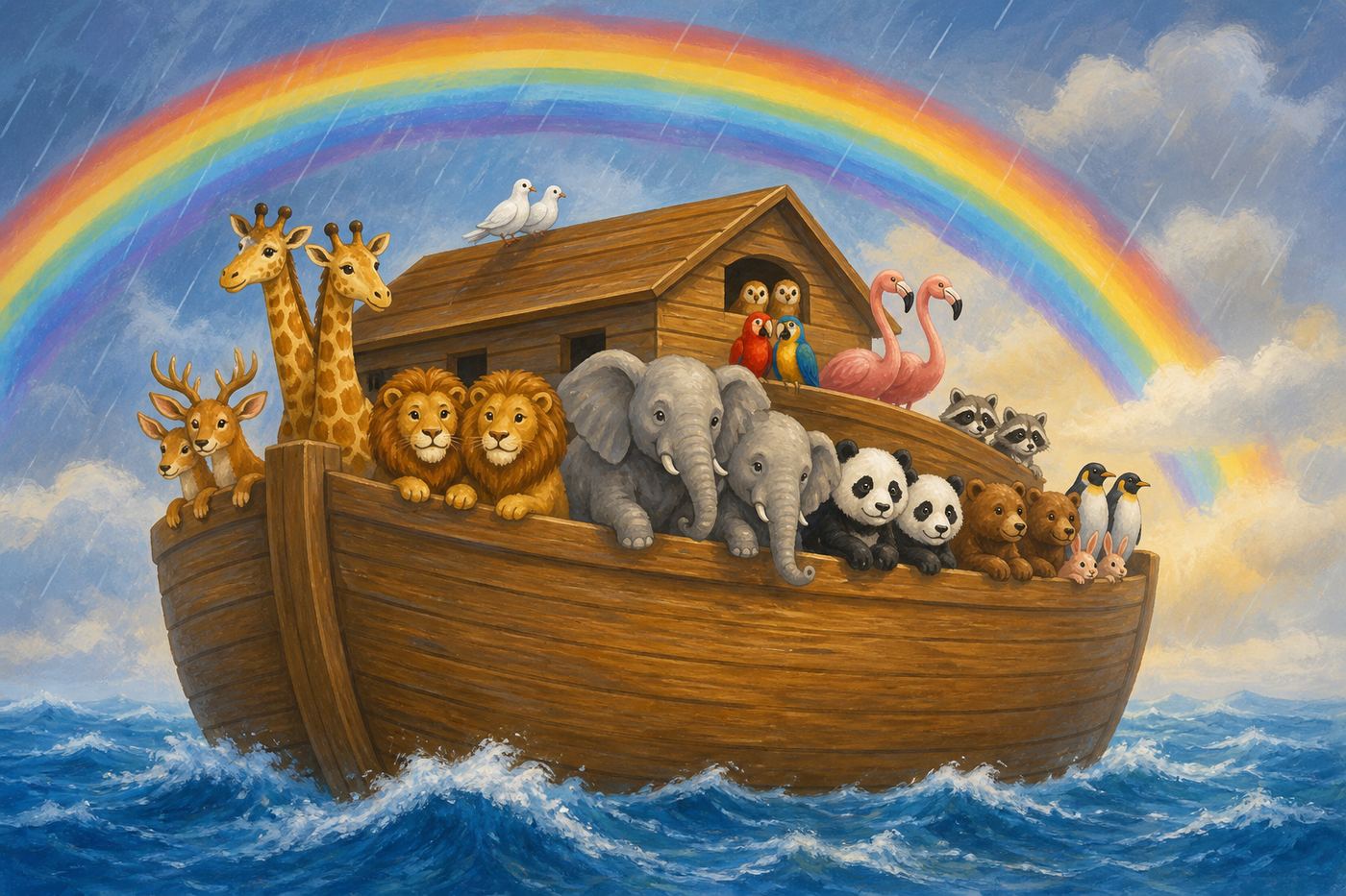 Illustration for Noah and the Ark