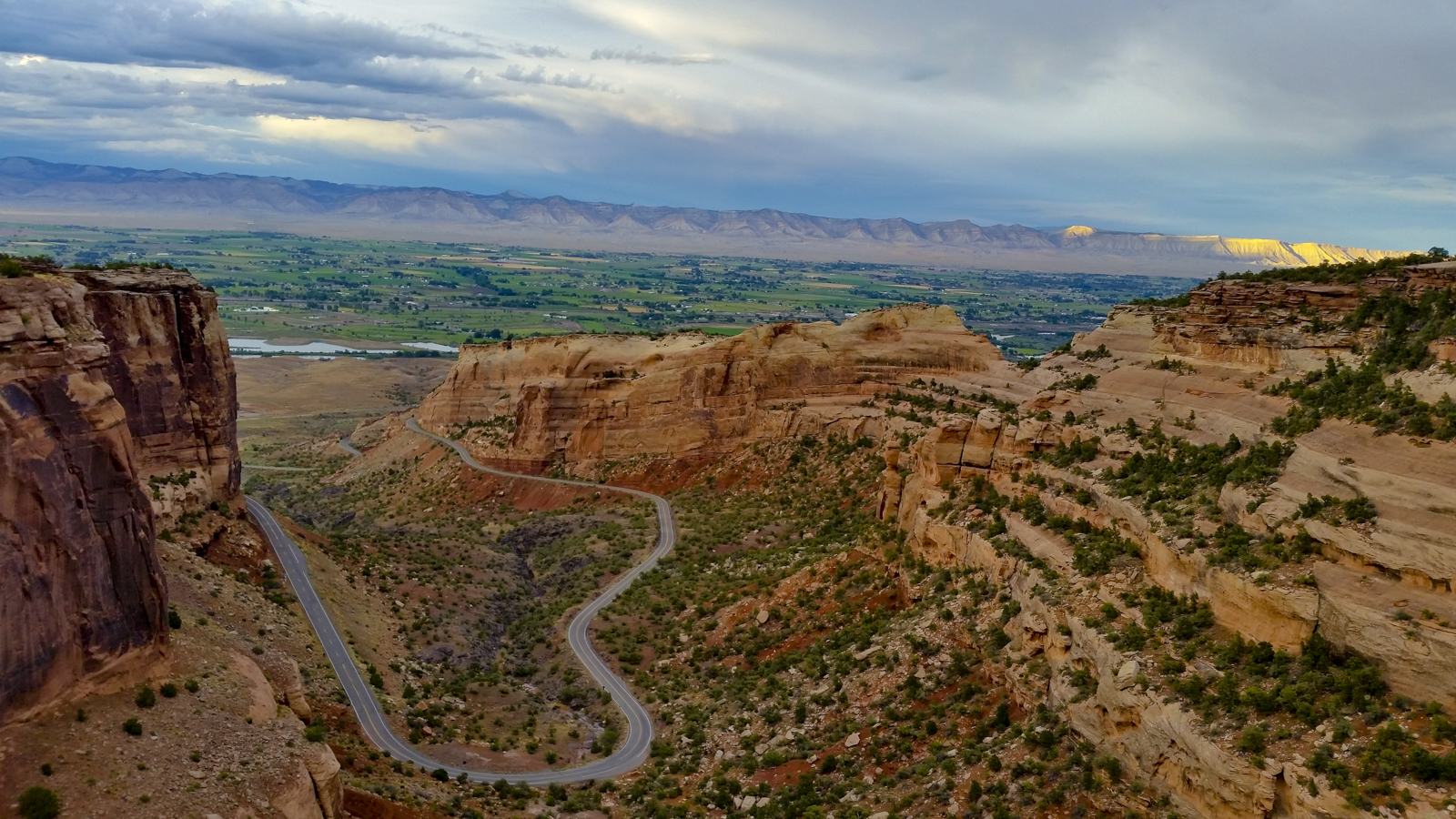 The Grand Valley from Rim Rock Drive, Colorado National Monument